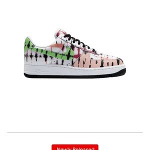 Black Tie Die Air Force 1s